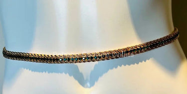Bary Twisted Chain Belt (Green) - stylish belt for dresses and outfits