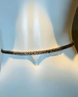 Bary Twisted Chain Belt (Green) for women - fashion belt by Palazzo Couture