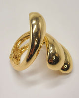 Bauhaus Cuff Bangle (Gold) - Palazzo Couture Online