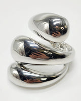 Bauhaus Cuff Bangle (Silver) - Palazzo Couture Online