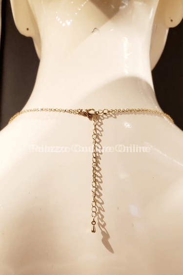 Be Honest Necklace (Black & and white ) - Palazzo Couture Online