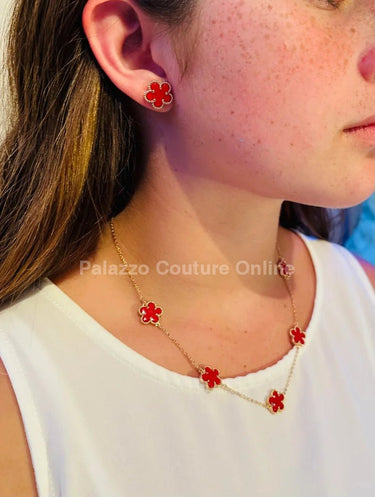 Be Honest Necklace (Red) - Palazzo Couture Online