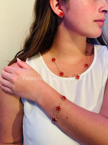 Be Honest Necklace (Red) - Palazzo Couture Online