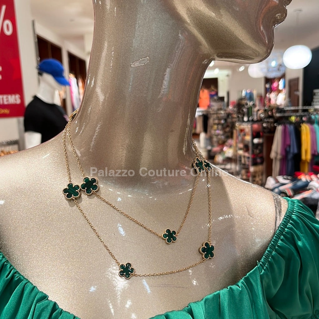 Be Loyalty Long Necklace 36 (Green) Bracelet