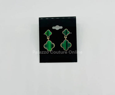 Believe me Earrings (Green) - stylish accessory for every outfit