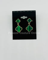 Believe me Earrings (Green) - Palazzo Couture Online