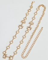 Horsebit Link Chain Waist Belt | Palazzo Couture