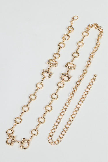 Horsebit Link Chain Waist Belt | Palazzo Couture