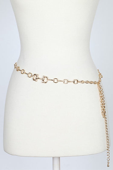 Horsebit Link Chain Waist Belt | Palazzo Couture