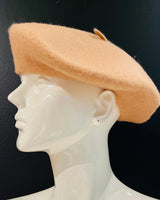New York Camel Beret – Classic Wool Blend Hat - view 3