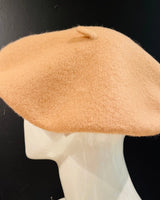 New York Camel Beret – Classic Wool Blend Hat - view 4