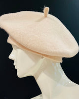New York Beige Beret – Classic Wool Blend Hat - view 2