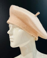 New York Beige Beret – Classic Wool Blend Hat - view 3