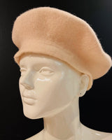 New York Beige Beret – Classic Wool Blend Hat - view 4