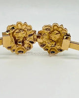 Big Safari Elastic Lion face Belt (Gold) - elegant belt accessory by Palazzo Couture