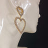 Bilove Earring Hanging Hearts (Gold) - Palazzo Couture Online