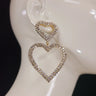 Bilove Earring Hanging Hearts (Gold) for women - fashion jewelry by Palazzo Couture