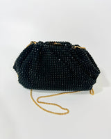 Black Beaded Clutch – Luxe Evening Statemen - women's evening clutch