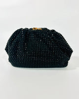 Black Beaded Clutch – Luxe Evening Statemen for women - bag by Palazzo Couture