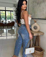 Blooming Elegance Floral Bustier Ivory - Palazzo Couture Online