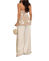 Women's Whitenude pant set floral style back view