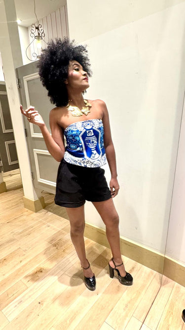 Blue Dynasty Silk Scarf Limited Edition - Palazzo Couture Online