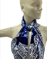 Blue Dynasty Silk Scarf  Limited Edition - view 4