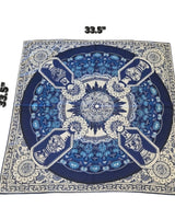 Blue Dynasty Silk Scarf  Limited Edition - front view
