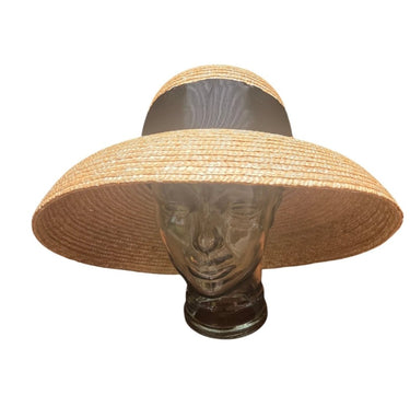 Women’s boemio chic hat natural straw wide brim – stylish sun protection for travel