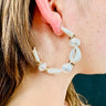 Bohemian Shores Boho Earrings – (Cream) for women - fashion jewelry by Palazzo Couture