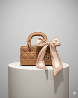 Bow Charm Quilted Mini Tote - Palazzo Couture Online