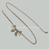 Bow Rhinestone Chain Belt (Gold) - Palazzo Couture Online