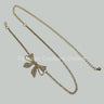Bow Rhinestone Chain Belt (Gold) for women - fashion belt by Palazzo Couture