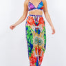 Bra top and Wide leg pants set (Multi) - Palazzo Couture Online