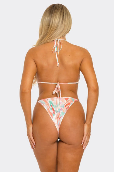 Breezy Waves 3-Piece Bikini Set
(Coral) - chic bikini by Palazzo Couture