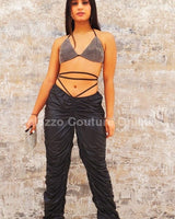 Bring It On Faux Leather Leggings - Palazzo Couture Online