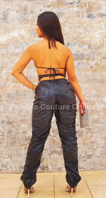 Bring It On Faux Leather Leggings - Palazzo Couture Online