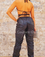 Bring It On Faux Leather Leggings - Palazzo Couture Online