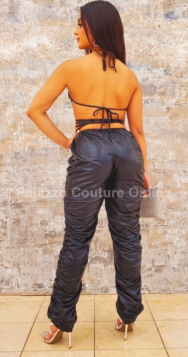 Bring It On Faux Leather Leggings - Palazzo Couture Online