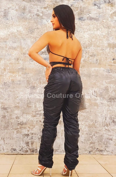 Bring It On Faux Leather Leggings - Palazzo Couture Online