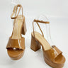 Britney Chunky Heels (Tan) - Palazzo Couture Online