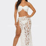 Butterfly Romance 2 Piece Lace Maxi Skirt Set - Palazzo Couture Online