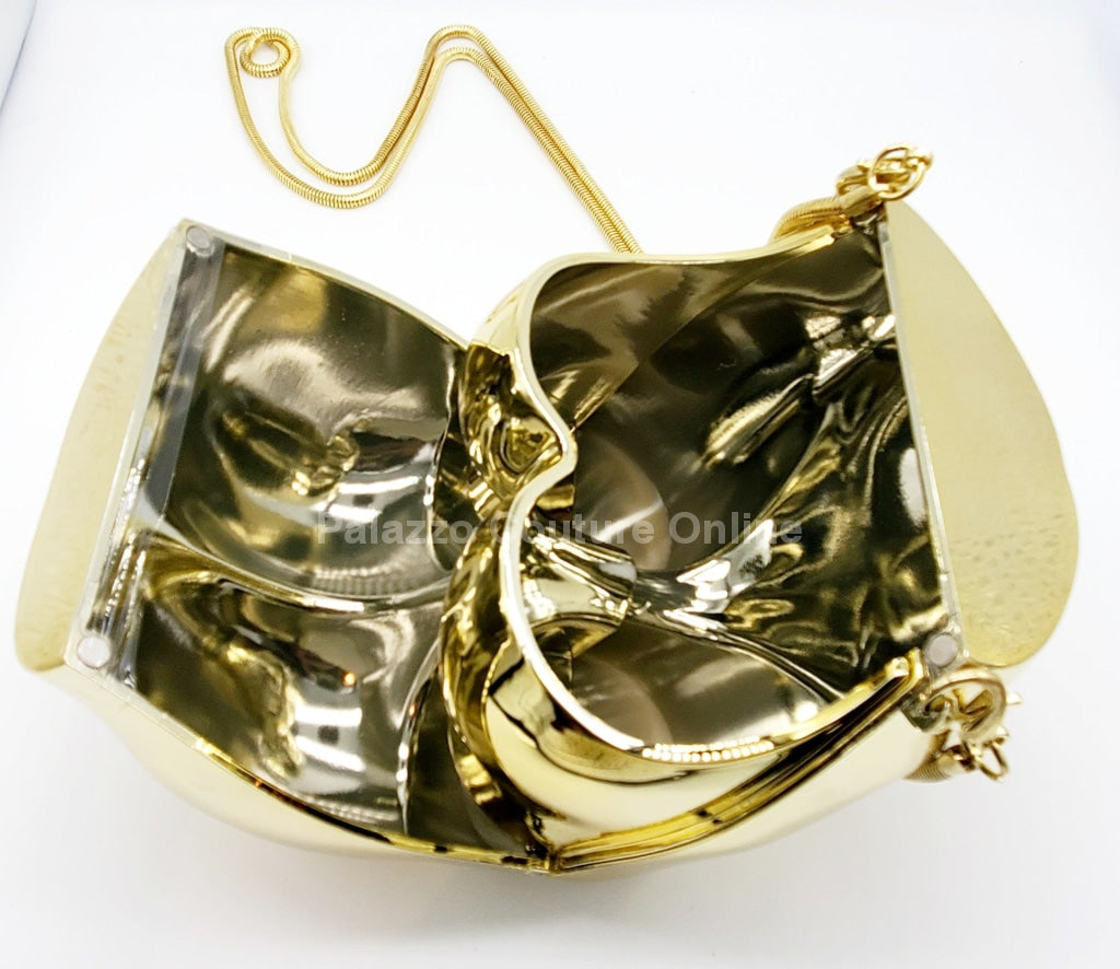 Buttiekiut Mini Clutch (Gold) Hand Bag