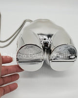 buttiekiut mini clutch (Silver) - Palazzo Couture Online