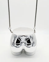 buttiekiut mini clutch (Silver) - Palazzo Couture Online