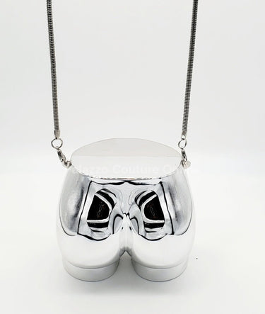 buttiekiut mini clutch (Silver) - Palazzo Couture Online