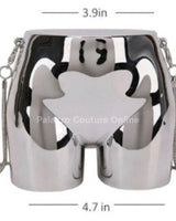 buttiekiut mini clutch (Silver) - Palazzo Couture Online