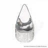Cascade Elegance Fringed Handbag (Silver) - Palazzo Couture Online