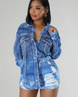 Casual Date Short Set - Palazzo Couture Online