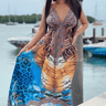 Celina Animal Print Dream Maxi Dress - Palazzo Couture Online
